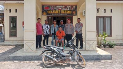 Cepat Tanggap, Polsek Gedung Aji Amankan Pencuri Motor Warga Sumber Sari