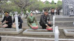 Jelang HUT Ke-80 TNI, Kodim Brebes Ziarah TMP Kusumatama