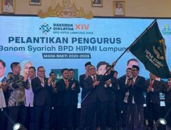 Pengurus HIPMI Syariah Lampung Dilantik, Siap Dorong Ekonomi Syariah dan Wisata Halal