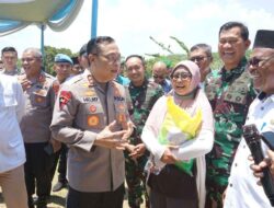 Polda Lampung Kick Off Penyaluran Beras Serentak, Jamin Keterjangkauan Pangan