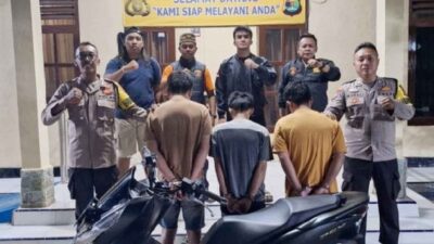 Polsek Pugung Ungkap Penipuan Motor Modus COD, Tiga Pelaku Ditangkap, Satu Buron