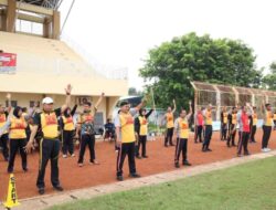 Jaga Kebugaran dan Kesiapan Fisik, Polres Brebes Gelar Tes Kesamaptaan Jasmani Semester II