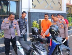 Residivis Kasus Curanmor Kembali Ditangkap, Usai Beraksi di Dua Lokasi Berbeda di Bandar Lampung