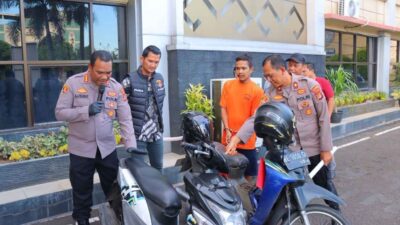 Residivis Kasus Curanmor Kembali Ditangkap, Usai Beraksi di Dua Lokasi Berbeda di Bandar Lampung