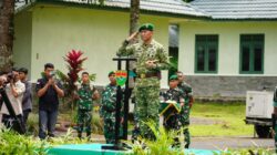 Pangdam XXI/Raden Inten Pimpin Upacara Purna Tugas Prajurit Yonif 144/JY