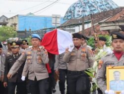 Polres Mesuji Berduka, Upacara Pemakaman Alm Brigpol Febri Ramanda