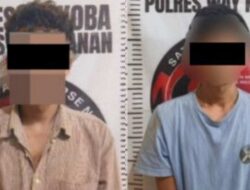 Satresnarkoba Polres Way Kanan Bekuk 2 TSK Diduga Edarkan Sabu di Gunung Labuhan