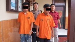 Polsek Pringsewu Kota Tangkap Dua Pelaku Pencurian Modus Ganjal Mesin ATM