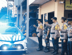 Cipta Kondisi Jelang Nataru. Polresta Bandar Lampung Laksanakan Patroli Gabungan Skala Besar