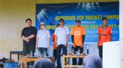 Di Penutupan Gubernur Cup Cricket 2025, Nilam Tegaskan Komitmen Majukan Cricket Lampung