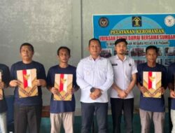 10 Warga Binaan Rutan Kelas IIB Padang Terima Remisi Khusus Natal 2025