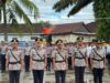 Kapolres Pesisir Barat PimpinLangsung Upacara Sertijab Pejabat Utama