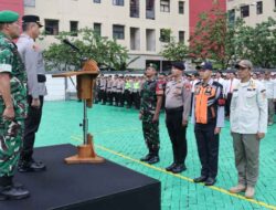 Jelang Nataru 2025–2026, Polres Metro Jakarta Barat Gelar Apel Pasukan Operasi Lilin jaya Siagakan 475 Personel Gabungan