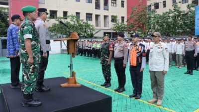 Jelang Nataru 2025–2026, Polres Metro Jakarta Barat Gelar Apel Pasukan Operasi Lilin jaya Siagakan 475 Personel Gabungan