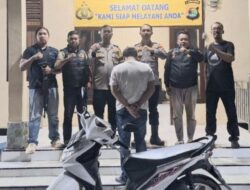 Usai Amankan Penadah, Polsek Pugung Tangkap Pelaku Utama Curanmor di Bengkel