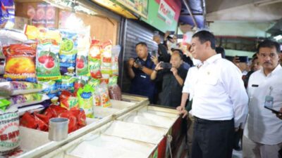 Mentan Amran Sidak Pasar, Tegaskan Saat Nataru Harga Pangan Tidak Boleh Dimainkan