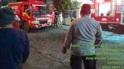 Rumah Dijadikan Gudang di Tanjung Karang Timur Terbakar, Kerugian Capai Rp100 Juta