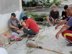 Gotong Royong Hidup di Tengah Kota, Warga RT 27 Kemiling Permai Tunjukkan Kekompakan