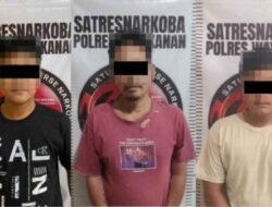 Tiga Pria Diduga Terlibat Penyalahgunaan Narkotika di Umpu Semenguk Diamankan Polres Way Kanan