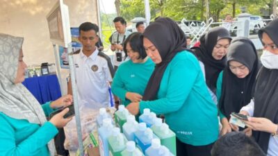 Produk Warga Binaan Lapas Kelas 1 Bandar Lampung Laris Manis di Bazar HBP