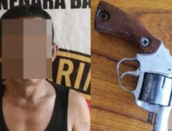 Pria Asal Tulang Bawang Barat Diringkus Polisi Karena Curi Buah Sawit dan Miliki Senpi Rakitan
