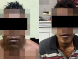 Dua Terduga Pelaku Pencuri Rel Kereta Dibekuk Polres Way Kanan, Kerugian Rp 670 Juta