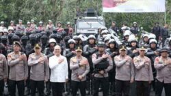 Polda Lampung Gelar Simulasi Rayonisasi Polres Dan Penanganan Unjuk Rasa Antisipasi May Day 2026