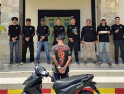 Polsek Kota Agung Tangkap Pelaku Penggelapan Sepeda Motor Saat Hendak Kabur