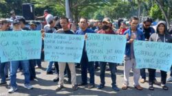 THR 2026 Tak Dibayar, Buruh PT San Xiong Steel Indonesia Ngeluruk Ke Kantor Bupati Dan DPRD Lamsel