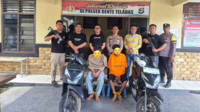 Polsek Dente Teladas Berhasil Bekuk Residivis Curanmor Lintas Kabupaten