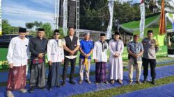 Wujudkan Toleransi, Tim Pencegahan Satgaswil Lampung Densus 88 AT Polri Kolaborasi Bersama Pecalang Hindu Amankan Salat Iduladha 1447 H