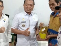 Pemkab Pringsewu Salurkan Cadangan Pangan Pemerintah untuk 693 Warga Rejosari