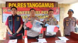 Polres Tanggamus Ungkap Modus Curas 2 Motor Wisatawan Pantai di Kota Agung Timur