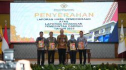 Pemkab Lampung Timur Kembali Raih WTP Atas Pengeloaan Keuangan Pemerintah TA 2025