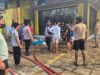 Polsek Wonosobo dan Inafis Polres Tanggamus Identifikasi Kebakaran Toko Diamond Berkah
