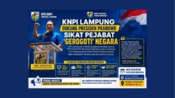 KNPI Lampung Dukung Presiden Prabowo Sikat Pejabat ‘Gerogoti’ Negara