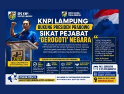 KNPI Lampung Dukung Presiden Prabowo Sikat Pejabat ‘Gerogoti’ Negara