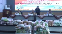 Polda Lampung Ungkap 17 Kasus Narkotika, Sita 179,5 Kg Sabu dan Selamatkan 948 Ribu Jiwa