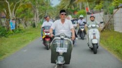 Ratusan Vespa Jelajahi Keindahan Pesisir Barat
