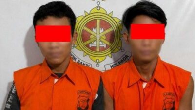 Pelaku Curanmor dan Penadah Dibekuk Polisi di Lampung Selatan