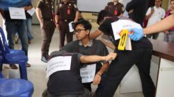 Terungkap! Rekonstruksi 22 Adegan Bongkar Kronologi Penusukan Dua Pengunjung Biliar di Pringsewu
