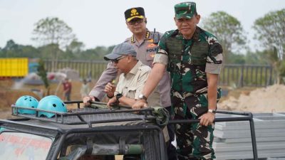Kunjungi Taman Nasional Way Kambas, Gubernur Dan Pangdam Pastikan Gajah Tidak Terdampak Kebakaran